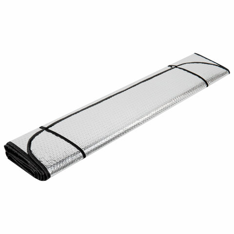 Шторка солнцезащитная 150х80 см для лобового стекла автомобиля, на присосках, DASWERK (ДАСВЕРК), 671253