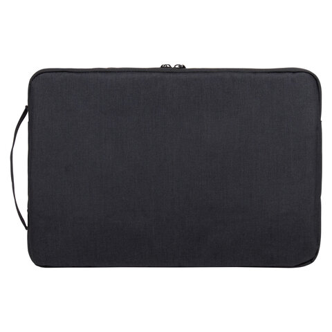 Чехол для ноутбука HEIKKI OPTION 13-14'' (ХЕЙКИ), с ручкой и карманом, черный, 35,5х24х2,5 см, 272599