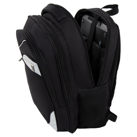 Рюкзак BRAUBERG FUNCTIONAL с отделением для ноутбука, 3 отделения, нагрудный ремешок, "Sprinter", 46х34х21 см, 224453