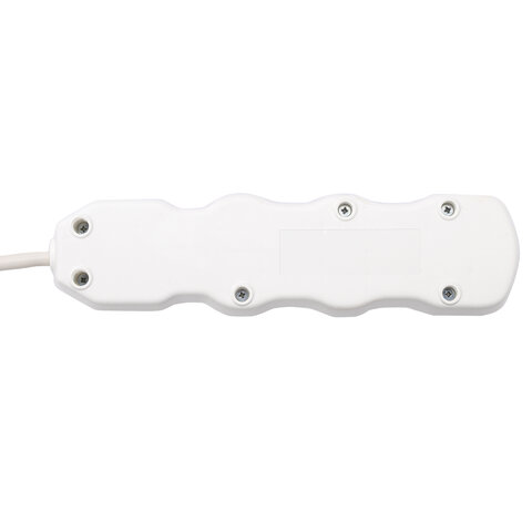 Удлинитель У10-003 3 розетки, с заземлением, 10 А, 1,8 м, белый, 7032