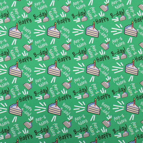 Бумага упаковочная подарочная мелованная "Funny Notes", 70x100 см, 10 дизайнов ассорти, ЗОЛОТАЯ СКАЗКА, 591919