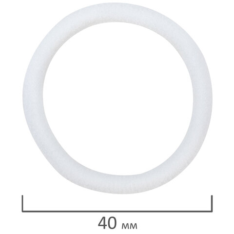 Набор для волос 6 шт.: 2 банта на заколке, 4 резинки, белый, MONTE VITA (МОНТЕ ВИТА), 457116