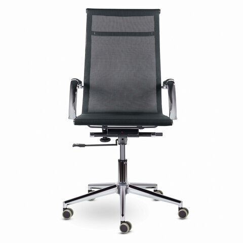 Кресло офисное BRABIX PREMIUM "Net EX-533", хром, сетка, черное, 532546
