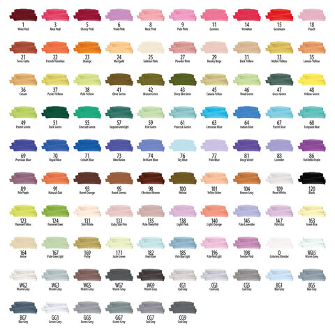 Маркеры для скетчинга двусторонние BRAUBERG ART DEBUT "BLACK", НАБОР 96 шт., текстильный чехол, 152133