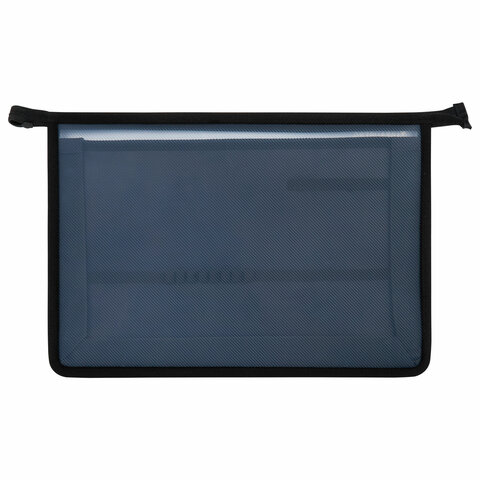 Папка для труда на молнии BRAUBERG А4, 2 отделения, органайзер, "Neon drift", 272213