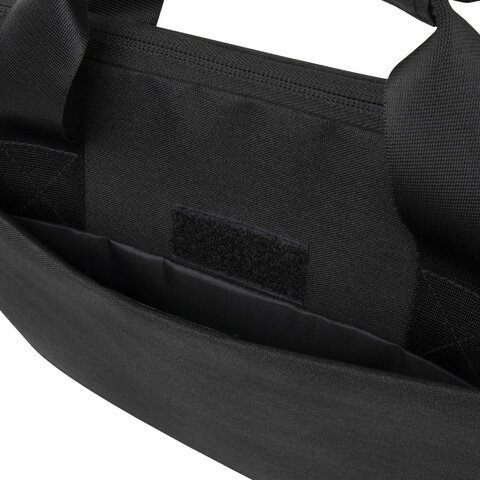 Сумка портфель HEIKKI PROFITABLE (ХЕЙКИ) с отделением для ноутбука 14", 2 кармана, черная, 26х36х3 см, 272598