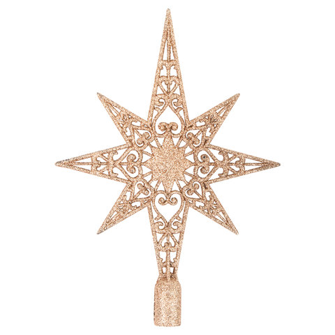 Шары новогодние ёлочные "Pearl River" НАБОР 43 предмета, пластик, золото/перламутр, ЗОЛОТАЯ СКАЗКА, 591129