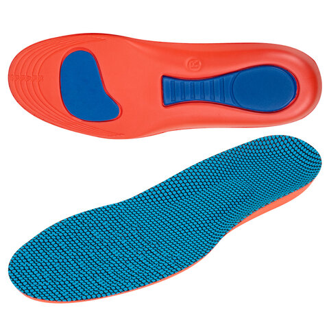 Стельки для обуви с супинатором АНАТОМИЧЕСКИЕ, материал EVA PRO, размер RU 34-39 / EU 35-40, с линиями выреза, SHEGRA (ШЕГРА), 700772