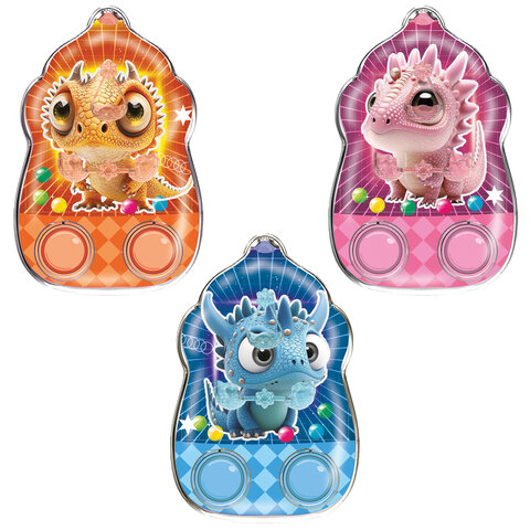 Водная игра ДРАКОНЧИКИ, 12х8 см, мячики, ассорти, 3 вида, JOLLY JOT (ДЖОЛЛИ ДЖОТ), 665994