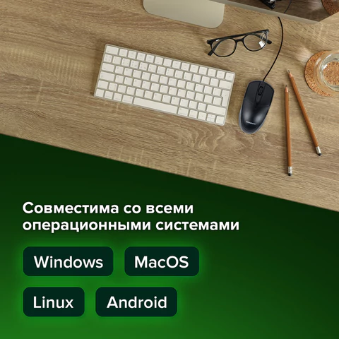 Мышь проводная SONNEN B61, USB, 1000 dpi, 2 кнопки + колесо-кнопка, оптическая, черная, 513513