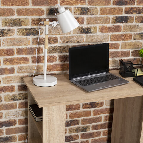 Стол письменный/компьютерный BRABIX "Scandi CD-016", 1100х500х750 мм, 4 ящика, дуб сонома, 641892, ЦБ013707-2