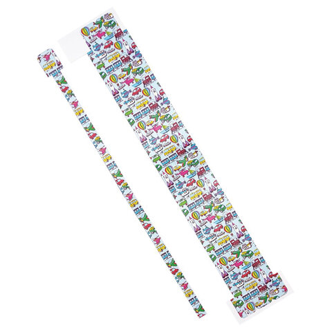 Закладки для книг с принтами САМОКЛЕЯЩИЕСЯ, КОМПЛЕКТ 6 шт., рисунки ассорти, 2921.АС/6