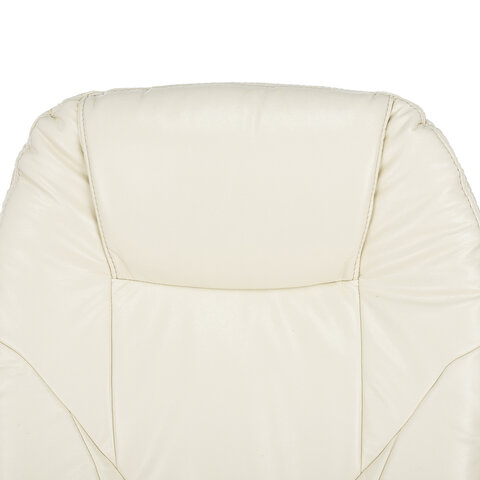 Кресло офисное BRABIX PREMIUM "Trend EX-568", экокожа, бежевое, 532102