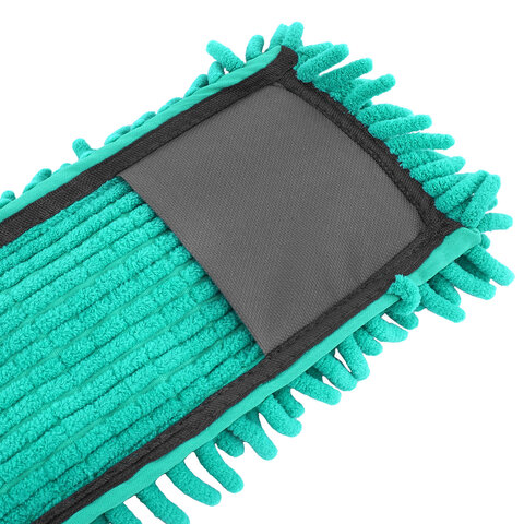 Швабра КОМПЛЕКТ флаундер 40 см + МОП синель (ТИП К) + черенок 70-120 см, ЛЮБАША БЮДЖЕТ, 700051