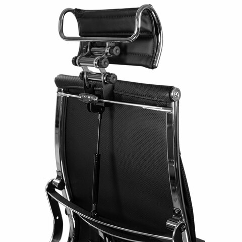 Кресло МЕТТА "Move" B2-10D, 2D-спинка, 3D-подголовник, 4D-подлокотники, экокожа, черное