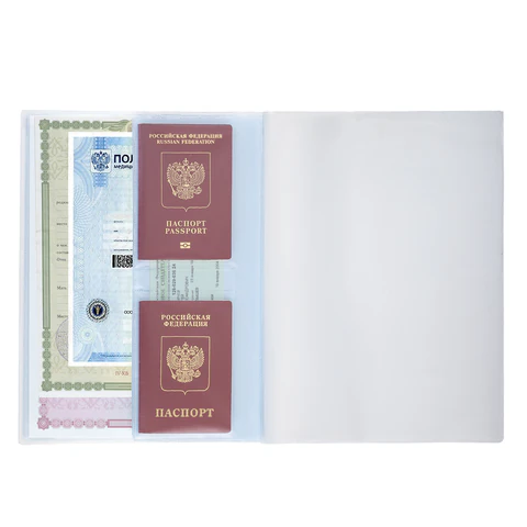 Папка-органайзер, обложка семейная для 2-х комплектов документов, А4, ПВХ, матовая, STAFF, 238873