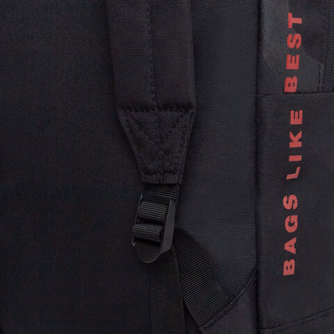 Рюкзак GRIZZLY, карман-антивор, "TOTAL BLACK", 42х28х12 см, RQL-513-2/3