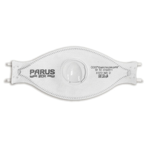 Респиратор противоаэрозольный, средний класс защиты FFP2, с клапаном, PARUS 2СК, 1196808