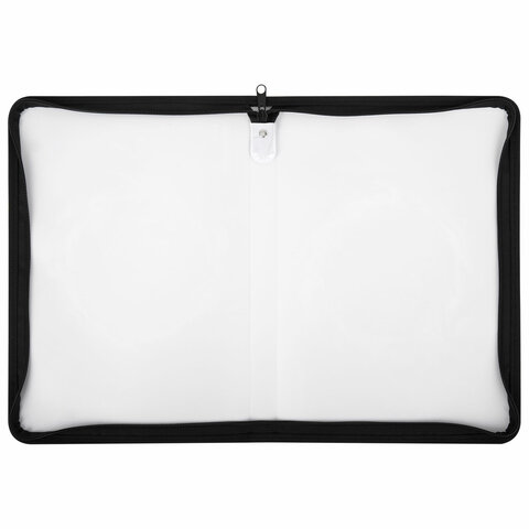 Папка для тетрадей BRAUBERG KIDS А4, 1 отделение, пластик, молния вокруг, "Fire split", 273338