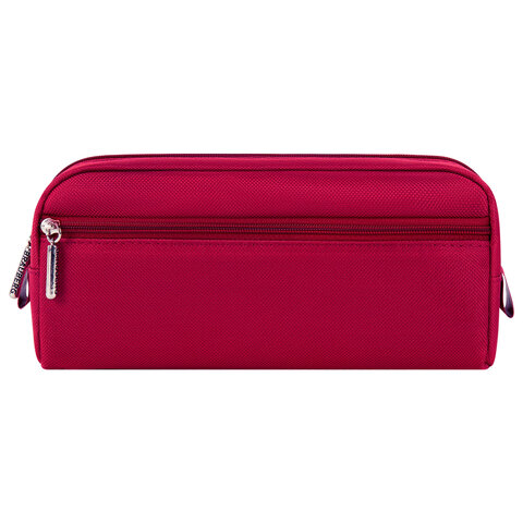 Пенал мягкий BRAUBERG, 2 отделения, ассорти 3 цвета, "Basic", 19х9х4 см, дисплей, 273611