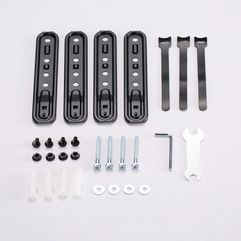 Кронштейн-крепление для ТВ настенный, до 35 кг. VESA 75х75-400х400, 32"-55", черный, SONNEN, 455946