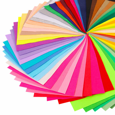 Фетр мягкий А4, 1 мм, 105 листов, 105 цветов, плотность 160 г/м2, МЯГКИЙ, ОСТРОВ СОКРОВИЩ, 665474
