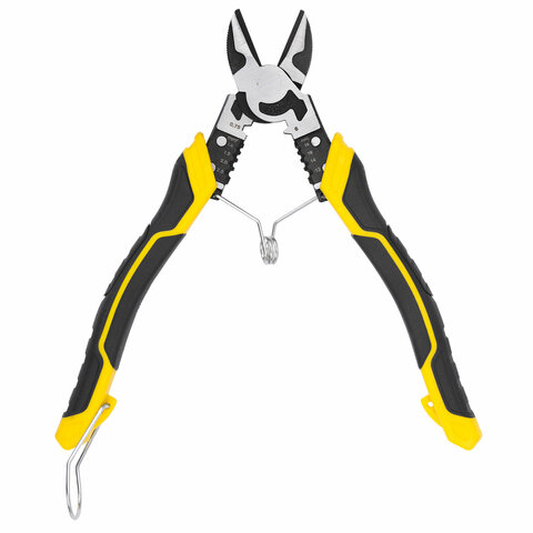 Бокорезы многофункциональные 10 в 1, 190 мм, CR-V – хромванадиевая сталь, ГРАНДМАСТЕР, SC-190, 671256