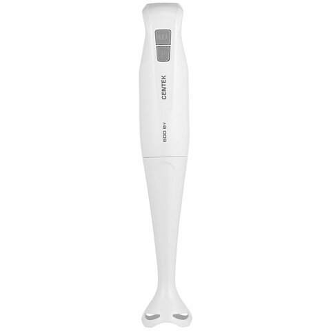 Блендер погружной CENTEK CT-1341, 600 Вт, 2 скорости, 1 насадка, белый, CT-1341 White