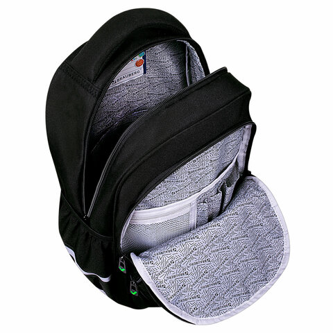 Рюкзак BRAUBERG MOTION, 2 отделения, 3 кармана, "Be cool", 41х28х17 см, 273116