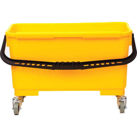 Ведро-тележка на колесах для уборки 24 л, отжим для окномоек и PVA швабр, LAIMA PROF, 606662