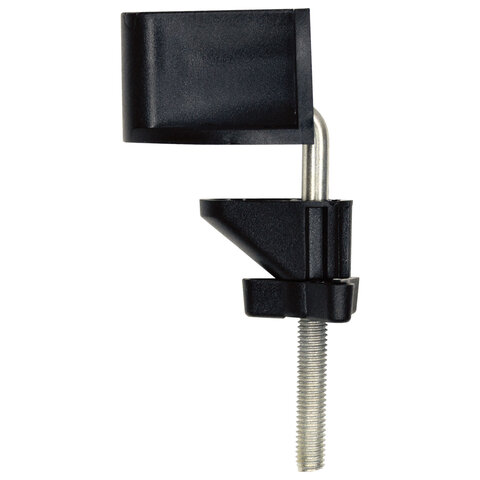 Настольная лампа светильник Бета на струбцине, цоколь Е27, серебро