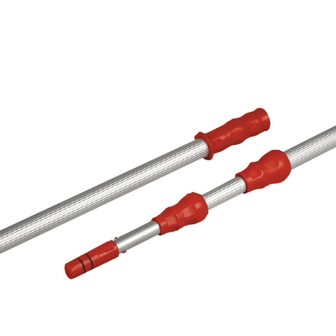 Черенок рукоятка телескопическая VILEDA 2х1,25 м (до 2,5 м) алюминиевый, используется с окномойкой шубкой 602099, со стяжкой 602101, 500115