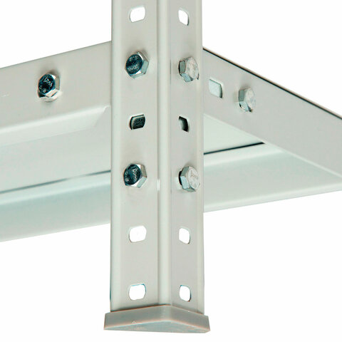 Стеллаж металлический BRABIX "MS 220/50-6", 2200х1000х500 мм, 6 полок, 291375