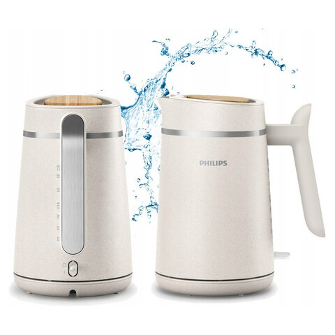 Чайник PHILIPS HD9365/10, 1,7 л, 2200 Вт, закрытый нагревательный элемент, пластик, слоновая кость