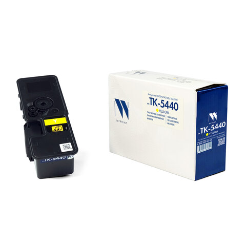 Картридж лазерный NV PRINT (NV-TK-5440Y) для Kyocera ECOSYS PA2100/MA2100, желтый, ресурс 2200 страниц
