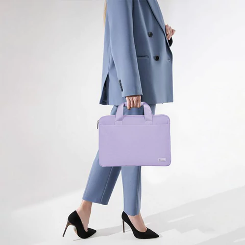Сумка портфель HEIKKI ULTRA (ХЕЙКИ) с отделением для ноутбука 15,6", Lavender, лавандовая, 28х39х3 см, 272610