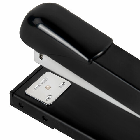 Степлер брошюровочный №24/6, 26/6 STAFF "Manager", до 25 листов, черный, 272753