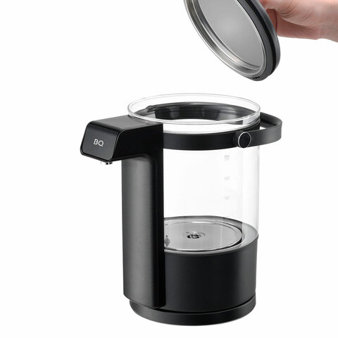 Термопот на 2,5 литра, 1 режим подачи воды, BQ (БИ-КЬЮ) TP331, 1500 Вт, 3 температурных режима, стекло, 86199012