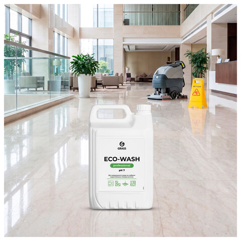 Средство моющее универсальное 5 кг, GRASS ECO-WASH, низкопенное, жидкое, 126030