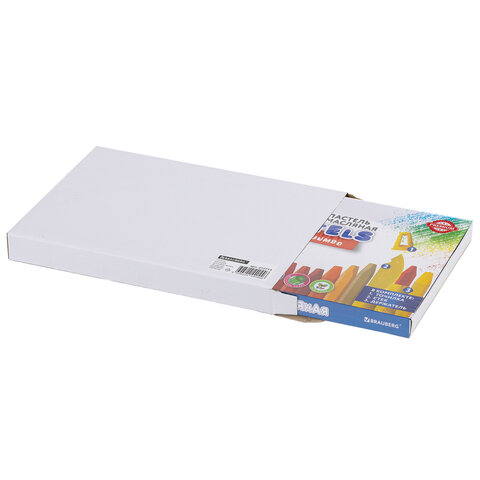 Пастель масляная восковые мелки утолщенные 36 цветов с точилкой, держателем и стеком, BRAUBERG PREMIUM, 272713