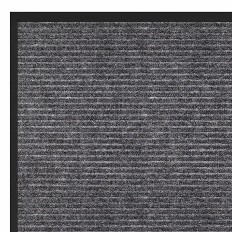 Коврик придверный 50х80 см, СЕРЫЙ, влаго-грязезащитный, 450 г/м2, ребристый, PRIMILA (ПРИМИЛА) EXTRA, 701023