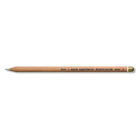 Карандаш-блендер KOH-I-NOOR, 1шт., "Polycolor", белый, 3,8 мм, мягкий, заточенный, 3800000001KS