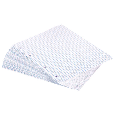 Сменный блок для тетради на кольцах, А5, 80 л., STAFF, "Белый", 401660