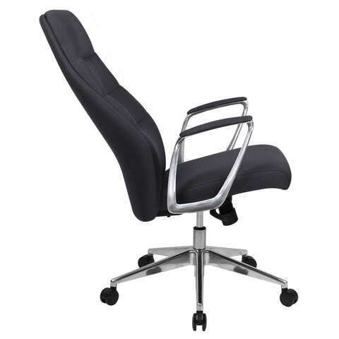 Кресло BRABIX PREMIUM "Adept EX-752", синхромеханизм, алюминий, ткань, серое, 532932