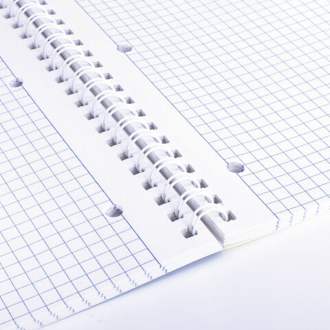 Тетрадь А4, 96 л., BRAUBERG, гребень, клетка, обложка картон, "Military", 404057