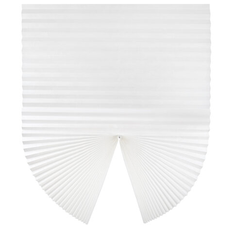 Жалюзи-плиссе, штора тканевая самоклеящаяся BRABIX, 120х180 см, "СТАНДАРТ+", 80 г/м2, цвет белый, 1 шт., 700010