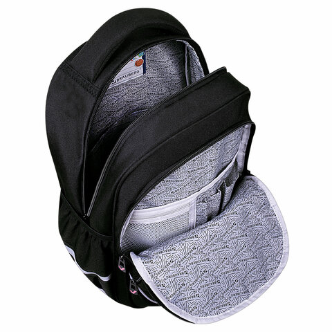 Рюкзак BRAUBERG MOTION, 2 отделения, 3 кармана, "Cat tower", 41х28х17 см, 272033