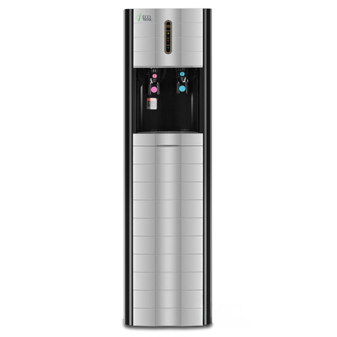 Пурифайер для воды ECOTRONIC V42-U4L, напольный, НАГРЕВ/ОХЛАЖДЕНИЕ КОМПРЕССОРНОЕ, 2 крана, черный, 3061