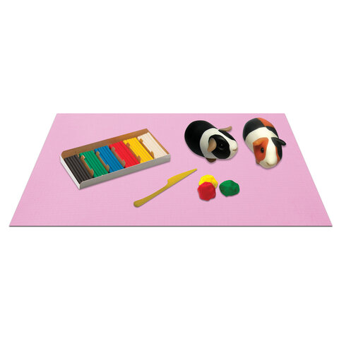 Набор для уроков труда ЮНЛАНДИЯ, клеенка ПВХ, накидка фартук с нарукавниками, "Neon unicorn", 270197