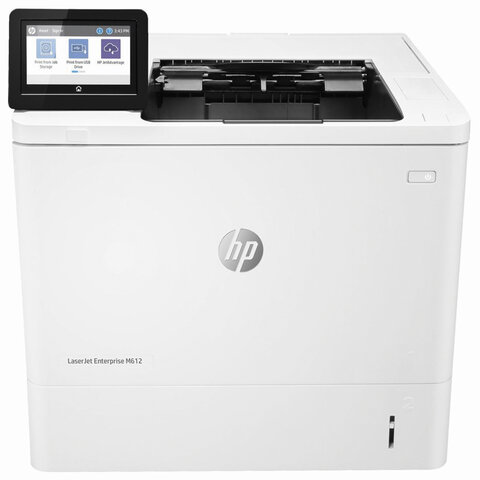Принтер лазерный HP LaserJet Enterprise M612dn А4, 71 стр./мин., 300 000 стр./мес., ДУПЛЕКС, сетевая карта, 7PS86A